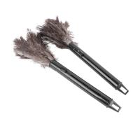 Retractable Ostrich Feather Duster Efficiently Removes Dust for Home and Office Cleaning, 2Pcs, Suitable for Multiple Scenarios
