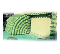 Retractable Outdoor French Curved Canopy Awning - Waterproof Polyester Foldable Sunshade for Door/Window Patio Shelter (Up to 150cm 80x60x60cm)