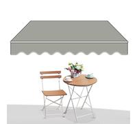 Retractable Outdoor ning UV Protect 2x1.5/3x2.5/4x3/5x Folding Arm Canopy with Wall Mount Manual Crank for Patios Dec Balconies