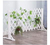 Retractable Outdoor Trellis Fence Expanding Trellis Indoor Outdoor Portable Expanding Wooden Fence Extendable Patio - White Decorative Fence Garden Border Edging llxyzrzbhd 818(Color:3pcs;Size:160x70c
