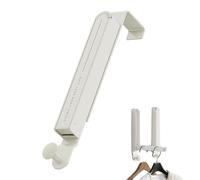 Retractable Over-The-Door Drying Rack with 6 Grooves, Foldable Clothes & Towel Hanger for Door, Space-Saving Laundry & Bathroom Organizer