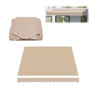 Retractable Patio Awning Fabric Replacement - Durable Canopy Cover for 8ft 10ft 12ft 16ft 20ft Awnings - Weather-Resistant Outdoor Awning Top (15x10ft/4.6x3M)