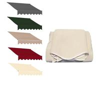 Retractable Patio Awning Fabric Replacement Outdoor Sun Shade Canopy - Garden Canvas Cover Available in Beige Green Red Khaki Anthracite (8x6.5ft / 245x200cm)
