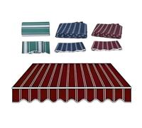 Retractable Patio Awning Fabric Replacement Top Cover - Canvas Awning, Fits Various Sizes for Outdoor Use