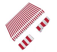 Retractable Patio Awning Replacement Fabric Outdoor Sun Shade Shelter Cover for Deck Balcony & Yard Red Fabric Only (4.5x3.5m 14.8x11.5ft)