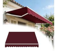 Retractable Patio Awning Replacement Fabric, Waterproof Sunshade Canopy Cloth for Outdoor Use