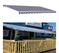 Retractable Patio Door Awning Replacement Fabric, UV-Proof Weather-Resistant Sunshade, Heavy Duty 230g Polyester Canopy Cover