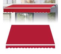 Retractable Patio ning Fabric Replacement Sun e Canopy Cover for 6.5 to 16ft nings Outdoor e for Backyard Market and Patio (19.6x8.2ft 6x2.5m)