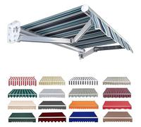 Retractable Patio ning Replacement Fabric 10x8ft Sune Shelter Canvas 100% 300g Polyester with Wavy Ed for Yard Deck Balcony & Weather Resistant