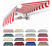 Retractable Patio ning Replacement Fabric 13x10ft100% 300g Polyester Sune Shelter Canvas for Yard Deck & Balcony Wavy Ed Design