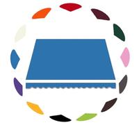 Retractable Patio ning Replacement Fabric Manual Sun e Canopy Waterproof Polyester Cover for Balcony & Courard (Blue 8x6.5ft 250x200cm)