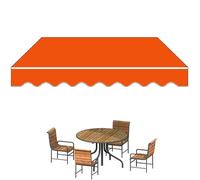 Retractable Patio ning Replacement Fabric - Manual Sun e Cover for Window & Door - 8' x 7' ning Cloth UV Protect Easy Inllat Versatile Outdoor Use
