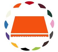 Retractable Patio ning Replacement Fabric, Manual Umbrella Cover, 16x13ft/500x400cm Polyester Canopy for Balcony, Market, Outdoor e Soluts