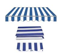 Retractable Patio ning Replacement Fabric Striped Sun e Canopy for Dec Porches Courards Various for Ultimate Outdoor t