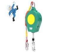 Retractable, Personal Fall Protect for High-Altitude Work, Safe Cord for Roofing and Construct, Anti-Fall Device, OSHA Cliant Safe ar