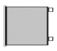 Retractable Pet Gate 43.3x30.7" Mesh Retractable Gate with Hooks for Dogs and Cats Indoor Outdoor Stairs Hallway Dog, Baby, Mesh