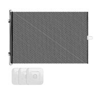 Retractable Pet Gates for Dogs - Foldable Safety Net Sign, Flexible Screen Divider Pet Stairs Gate Stretchy Puppy Fence - Enclosure Barrier for Home Passage Stairs Children Playz