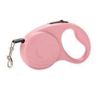 Retractable Pet Leash Automatic Nylon Dog Lead 5m Extendable Traction Rope for Cat Pink, Pet Training Walking Leash