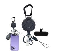 Retractable Phone Lanyard - Cellphone Anti-Loss Supplies - Anti-Theft Cellphone Strap - for Travelers Adults Seniors Shopping Commuting Camping Fishing Hiking Vacation Music Festivals