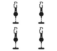 Retractable Phone Tether, 2 PCS Extendable Lanyard, Outdoor Anti-Theft Retractable Phone Lanyard,Anti Pickpocket Phone Strap, Keychain Clip,Secure Cellphone Harness for Smartphone Travel Cycling (4PC)