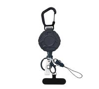 Retractable Phone Tether,Smartphone Anti-Loss Supplies - ID Badge Reel Keychain | for Travelers Adults Seniors Shopping Commuting Camping Fishing Hiking Vacation Music Festivals
