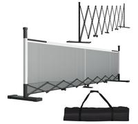 Retractable Pickleball Net - Durable and Lightweight Indoor/Outdoor Portable Pickleball Net with Steady Metal Frame, Free Assembly & Carry Bag for Backyards, Driveways and Garages