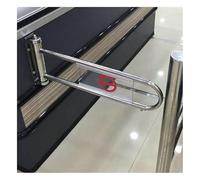 Retractable Pivoting Gate - One-Way Security Door with Column, Automatic Closing Barriers for Warehouse & Checkout Access Control (50 x 15 cm)