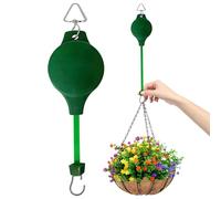 Retractable Plant Pulley - Adjustable Hanging Hook, Telescopic Hanger | ABS Metal Garden Slicing Guide Professional Manual Food Slicing Tool with Hand Protection for Planter Watering Grow Light