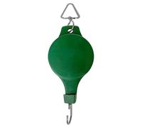 Retractable Plant Pulley, Flower Basket Hook Hanger, Adjustable Planter Holder, Smooth Lift and Locking Mechanism, Space-Saving Vertical Gardening Solution for Indoor Outdoor Pots, Bird Feeders