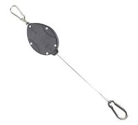 Retractable Plant Pulley Hook - Adjustable Flower Pot Hook 21x6.5cm, ABS Stainless Steel Hanging Stand, Double Head Design for Easy Plant Care |