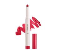 Retractable Poppins Long Lasting Lip Crayon | Matte Finish | Smudge Proof & Kiss Proof Crayon Lipstick for Women (19-FLAMING RED, 1.3 gm)