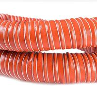 Retractable Portable Flexible Duct for Air Conditioner, Long Blowers and Compressors Ventilation Ducting Hose ，Good Heat Resistance(L 2m/6.5ft,80mm(3.1"))