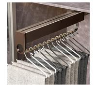 Retractable Pull Out Trousers Rack,Pull Out Pants Hangers Space Saving,for Closet Organizers Jeans Trousers(45cm)