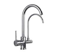 Retractable Purified Water Faucet with Filter - Hot & Cold Mixer for Kitchen Sink - Easy Install - Ideal for Drinking Water & Kitchen Use