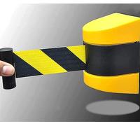 Retractable Queue Barrier Belt, 5m Wall-Mounted Rope, Parks Hotels