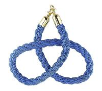 Retractable Queue Barriers, Crowd Control Stanchions, Decorative Rope for Events, Twisted Hemp Ropes, Polished Gold Hooks for Hotels, Museums & Grand Openings