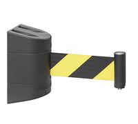 Retractable Queue Belt, Barrier,Wall Mounted Ribbon, Rope with Abs Case,for Crowd Control,Outdoor Parking Lot/B(B)