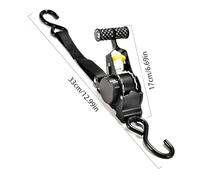 Retractable Ratchet Straps, Auto Tie-Down System, 12.29 Inches Cargo Fastener with Secure Lock, Multicolor Luggage Equipment, Boat Supplies with Easy Setup, Vehicle Tools for Transport and Safety Use