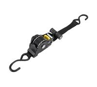 Retractable Ratchet Tie Down Strap 9.8ft 1499lb Break Strength Self Retracting Cargo Strap for Truck Trailer ATV SxS