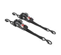 Retractable Ratchet Tie Down Straps, 10ft Auto Retractable Ratchet Strap with S Hook Heavy Duty Tie Down Straps for Boat Jet Ski Trailer with Quick Retract