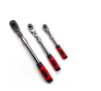 Retractable Ratchet Wrench 72-Tooth with Quick Release Spanner, 1/4" 3/8" 1/2" Reversible Hand Tool for Home & Garden Use 3pcs