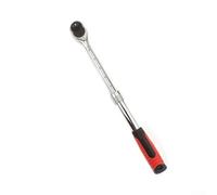 Retractable ratchet wrench with adjustable telescopic handle 250mm to 440mm, 72-tooth bidirectional ratchet, quick release socket adapter support for multiple drive sizes (12.7mm)