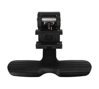 Retractable Rear Seat Foot Step Black Flexible Automatic Rebound Footrest Pedal for Bus RV Commercial Vehicle Durable Plastic Metal Construction