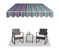 Retractable Replacement Fabric ning 3.7x 3x2.4m 2.4x1.5m 2x1.5m - Colorful Polyester Outdoor Patio Canopy for Doors & Sune Cover