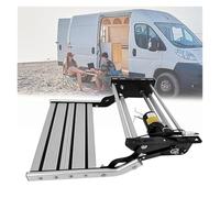 Retractable RV Steps with LED Lighting, Foldable Aluminum Frame, Non-Slip Surface for Camper Van Caravan Truck Motorhome Entry