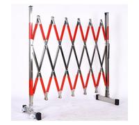 Retractable Safe Ber with Casters - Guardrail & Adjustable Pet Fence Door for Gas, Schools, Shopping Malls - 6.5ft Traffic Control Solut