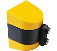 retractable safety barrier belt, 5M/10M Magnetic - Crowd Control Wall Barrier,Supports Belt Automatic Deceleration and Locking Button,Magnet Adsorption(B,5M/16.4FT)