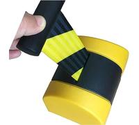 Retractable Safety Barrier Belt - 5M/16.4ft Black Wall Mounted Queue Rope for Playground Park Hotel & Crowd Control - Durable Barrier Solution for Events