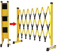 Retractable Safety Barrier: Expandable Crowd Control Solution for Events and Construction Sites - Durable Portable Easy to Set Up Ideal for Safety Management