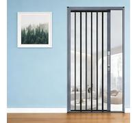 Retractable Screen Door, No-Drilling Retractable Screen Doors with Aluminum Frame and Durable Mesh, Keeps Bugs Out, Pet and Child-Friendly(70cm27.5in,190cm/75in)